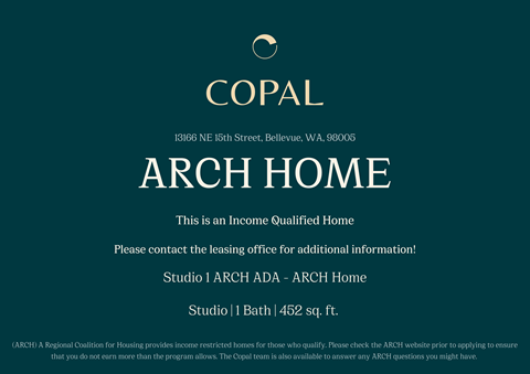 A sign for an income qualified home by COPAL.